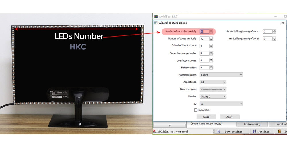 Addressable WS2812B LED Strip Ambilight Full Set USB LED Strip TV PC Back Lighting Dream Screen Computer Monitor 1/2/3/4/5m