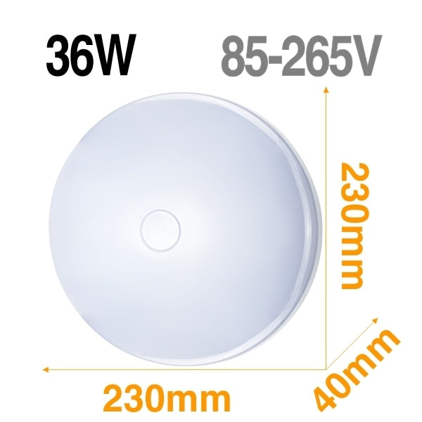 LED Panel light Surface Mounted Downlight Lamp AC85-265V 48W 36W 24W 18W 13W 9W 6W Ultra Thin LED Ceiling light For Kitchen Bath