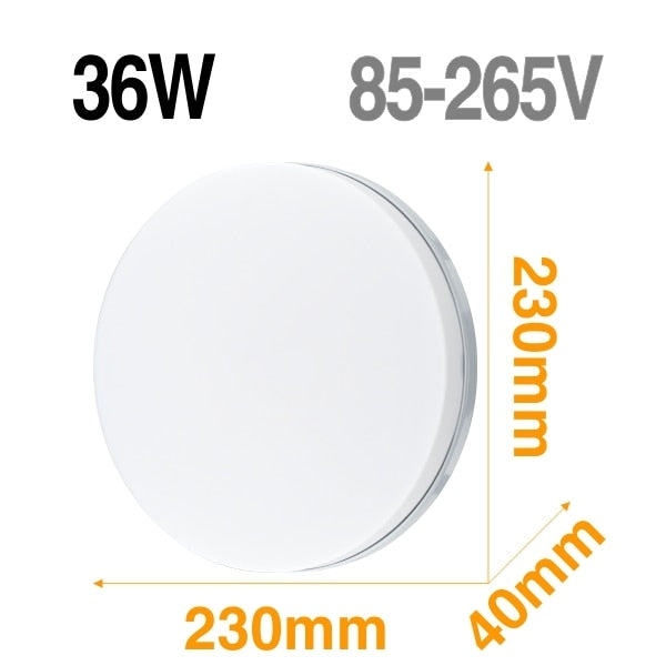 LED Panel light Surface Mounted Downlight Lamp AC85-265V 48W 36W 24W 18W 13W 9W 6W Ultra Thin LED Ceiling light For Kitchen Bath
