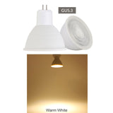 Dimmable 5pcs GU10 MR16 GU5.3 LED Spotlight 7W 220V 110V COB Light Bulb Super Bright Table Lamp Downlight Cool White Warm White