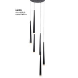 Led long downlight chandelier individual creativity modern dining room chandelier stair light kitchen chandelier bar Chandelier