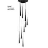 Led long downlight chandelier individual creativity modern dining room chandelier stair light kitchen chandelier bar Chandelier