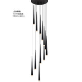 Led long downlight chandelier individual creativity modern dining room chandelier stair light kitchen chandelier bar Chandelier