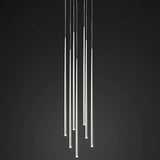 Led long downlight chandelier individual creativity modern dining room chandelier stair light kitchen chandelier bar Chandelier