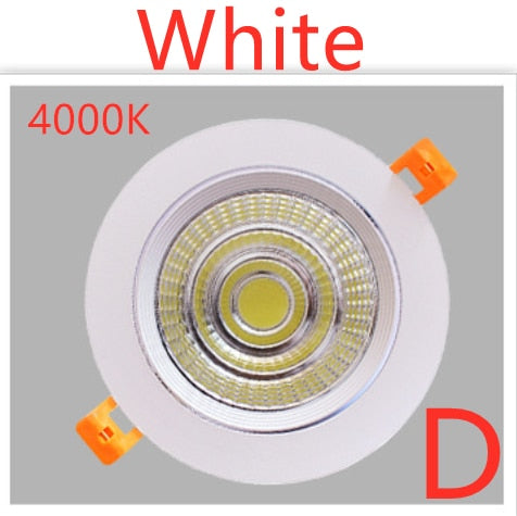 LED Downlight COB Ceiling Spot Lighting 3W 5W 7W 12W 15W 20W 30W 40W Led Bulb Bedroom Kitchen Indoor ceiling recessed Lights