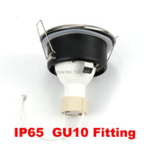 Waterproof LED Ceiling Downlight Outdoor IP65 Shower Bathroom Spot LED Recessed Light MR16 GU10 Spot Lamp Fixture 12V 220V 10pcs Spotlight