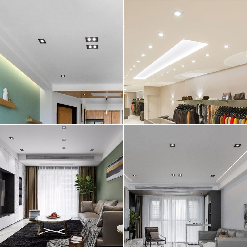 LED Downlight 12V DC 3W 5W 7W 9W LED Spot light Mini AC12V voltage Waterproof LED decoration Ceiling Lamp Bathroom Panel Light