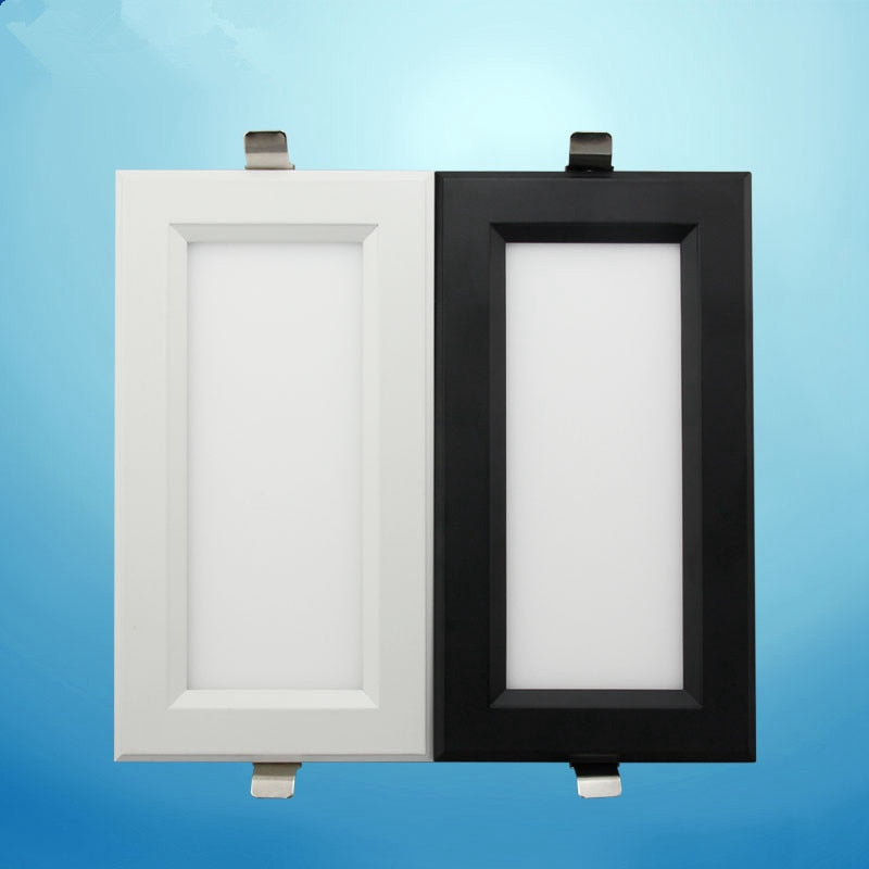 LED panel recessed downlight 12W 18W 24w square LED downlight super bright energy saving AC110V 220V home indoor lighting