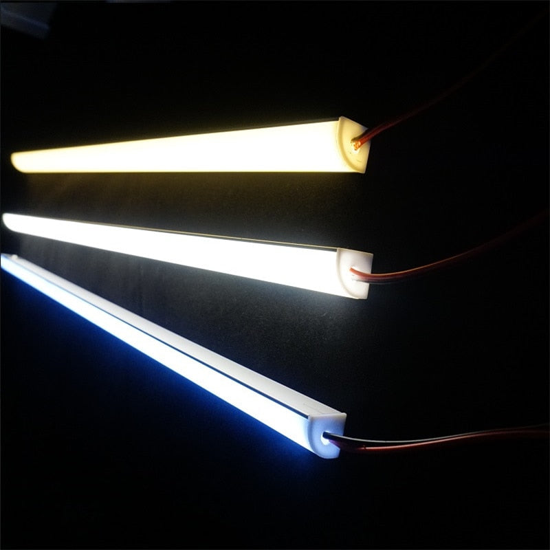LED Profile 12VDC 50cm 20inch led cabinet bar light diode invisible corner profile with 5050 2835 high brightness tape V shape rigid strip