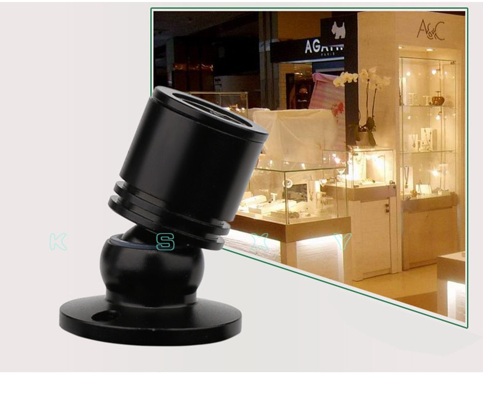 Led cabinet mini spot light 1W 3W 110V 220v downlight 12v dc jewelry show Include Led Driver 4000K Ceiling light lamp