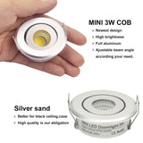 Mini Led spot light Downlights cabinet lights 4pcs/pack 1W 3W Hole size 40-45mm 110-270LM home store decor hot products