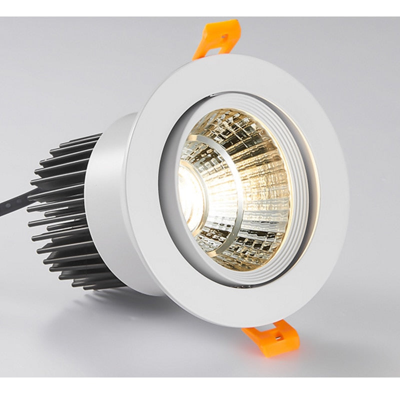 Dimmable LED COB Downlight 3W 5W 7W 9W 12W 15W Round Recessed LED Spot Light lumination Indoor Decoration Ceiling Lamp 110V 220V