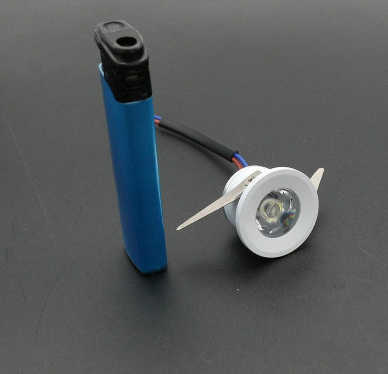 Mini Downlight 10pcs/lot Under 31mm Cabinet Spot Light 1W Ceiling Recessed Lamp AC85-265V Dimmable Down lights