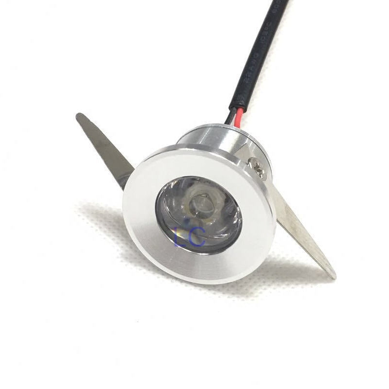 Mini Downlight 10pcs/lot Under 31mm Cabinet Spot Light 1W Ceiling Recessed Lamp AC85-265V Dimmable Down lights