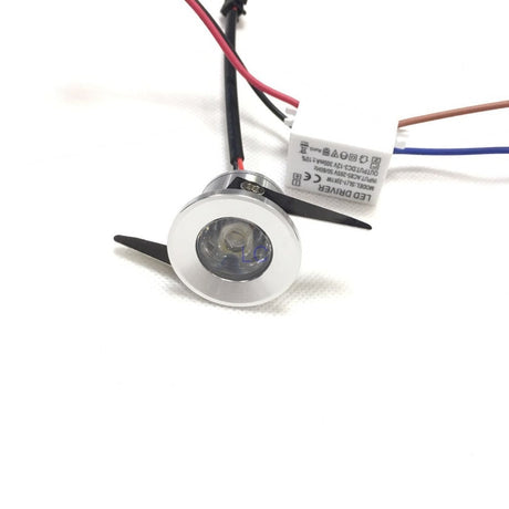 Mini Downlight 10pcs/lot Under 31mm Cabinet Spot Light 1W Ceiling Recessed Lamp AC85-265V Dimmable Down lights