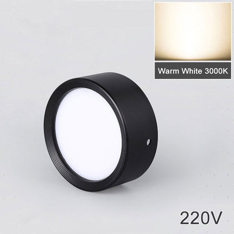 Surface Mounted 12W 9W 7W 15W LED downlight Ceiling Lamps Ultra Thin Driverless led spot lights 220V Ceiling Fixtures Lighting