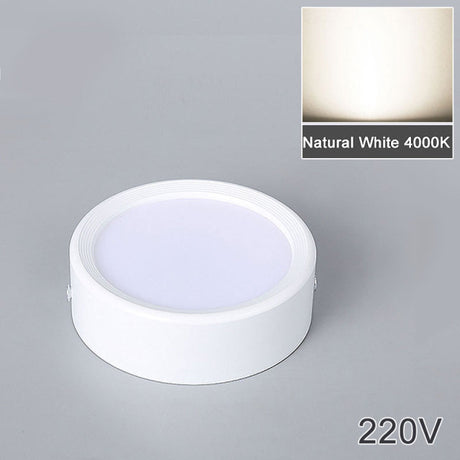 Surface Mounted 12W 9W 7W 15W LED downlight Ceiling Lamps Ultra Thin Driverless led spot lights 220V Ceiling Fixtures Lighting