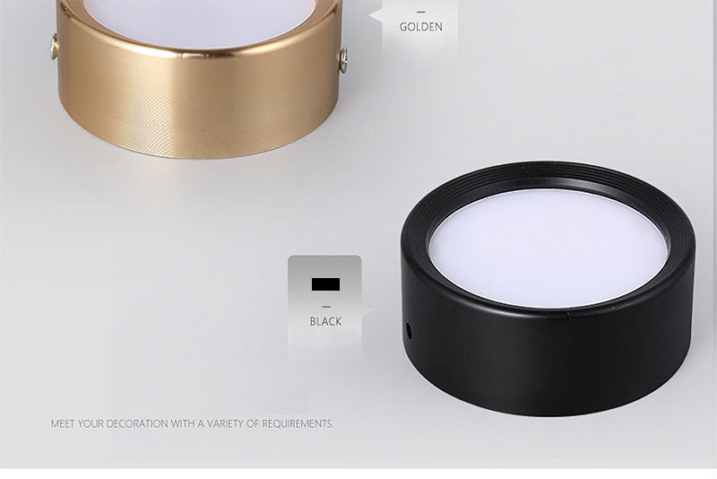 Surface Mounted 12W 9W 7W 15W LED downlight Ceiling Lamps Ultra Thin Driverless led spot lights 220V Ceiling Fixtures Lighting