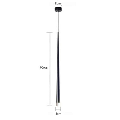 Led long downlight chandelier individual creativity modern dining room chandelier stair light kitchen chandelier bar Chandelier