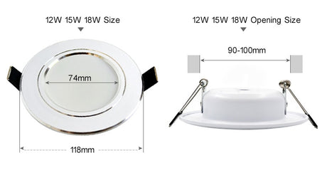 LED Downlight 6Pcs/Lot 3W 5W 7W 9W 12W 15W 18W 220V 110V Led Spot Lamp Recessed Home Indoor Lighting