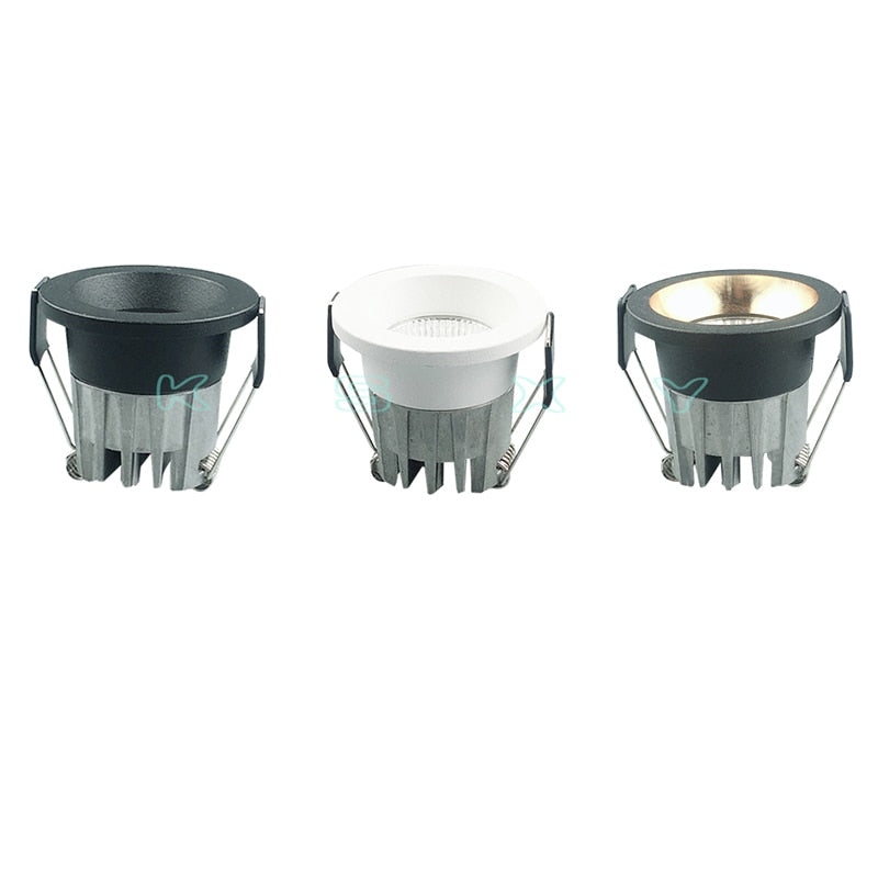 Dimmable LED Downlight COB Ceiling Spot Lighting 3W Led Bulb Bedroom Kitchen Indoor ceiling recessed Lights 110V 220V