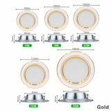 Led Downlights 5W 9W 12W Led Ceiling Light 15W 18W Recessed Down Light Round Led Panel Light 220V LED Spot Light Indoor Lighting