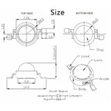 10pcs 1W 3W High Power LED Light-Emitting Diode LEDs Chip SMD Warm White Red Green Blue Yellow For SpotLight Downlight Lamp Bulb - LED Lights For Sale : Affordable LED Solutions : Wholesale Prices
