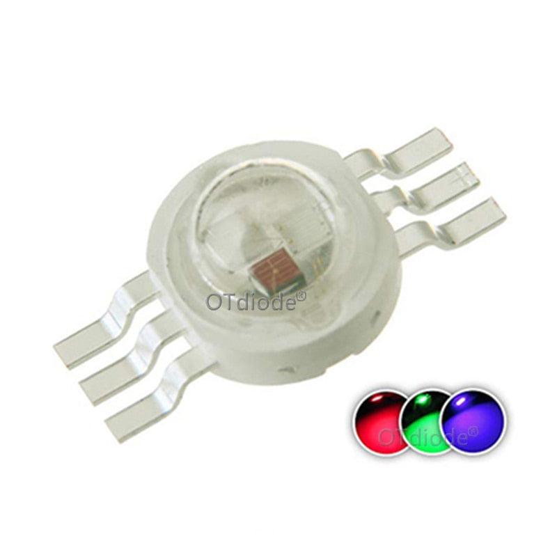 10pcs 1W 3W High Power LED Light-Emitting Diode LEDs Chip SMD Warm White Red Green Blue Yellow For SpotLight Downlight Lamp Bulb - LED Lights For Sale : Affordable LED Solutions : Wholesale Prices