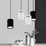 DBF LED Surface Mounted Ceiling Lamp with Wire Hanging 3W/5W/7W/10W/12W/15W White/Black AC85-265V Ceiling Spot Light Home Decor