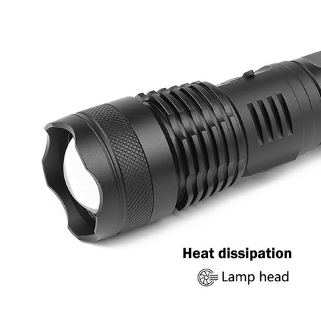 LED flashlight Cree xhp50 USB charging Stretch zoom Shock Resistant Powerful power 18650 or 26650 rechargeable flashlight torch