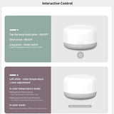 LED Night Light Mini Square Night Lights Table Bedside Nursing Light For Baby Room Bedroom Corridor Lamp Ambient Light