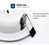 LED White Downlight Lamps waterproof 5W 9W 12W 15W 18W AC 220V 230V Built-in drive Led Down light Lamp