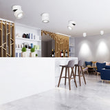 COB LED Downlight Surface Mounted Ceiling Lamps Foldable and 360 Degree Rotatable Spot light for Living Room Bedroom Hallway