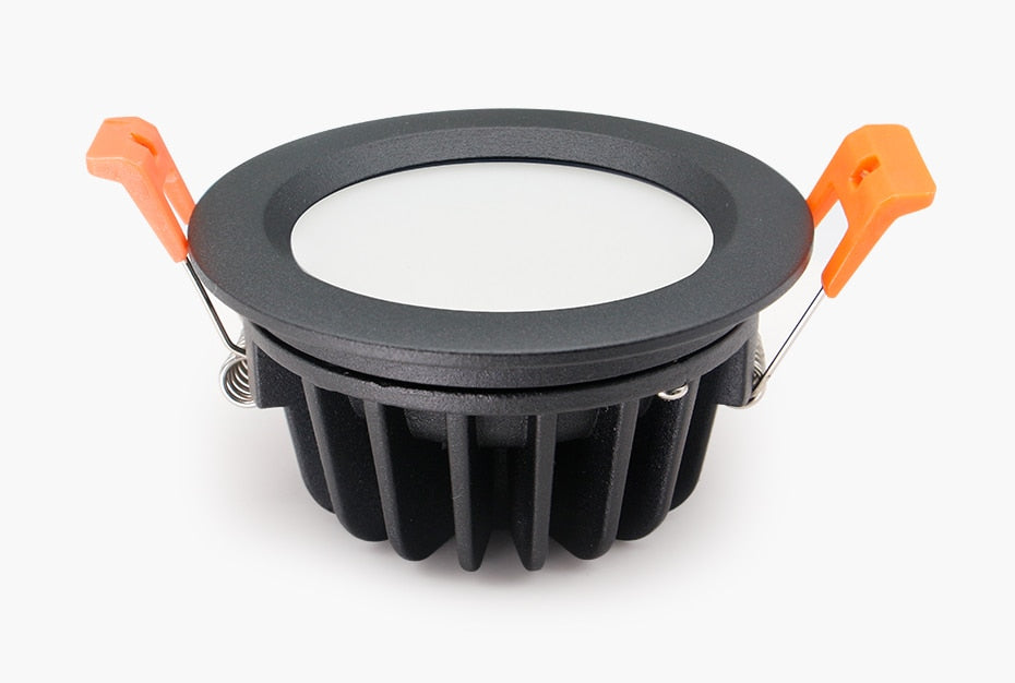 Led IP65 Downlight Super Waterproof Indoor Home Lighting Black Round Led Ceiling Lamp SMD LED Chip 5W 7W 9W 12W Spot Led Lamp