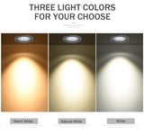 Led IP65 Downlight Super Waterproof Indoor Home Lighting Black Round Led Ceiling Lamp SMD LED Chip 5W 7W 9W 12W Spot Led Lamp