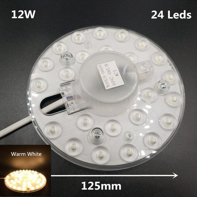 LED Panel Downlight 12W 18W 24W 36W  5730SMD surface mounted LED luminares Warm White Nature White Pure White Lamp AC165-265V