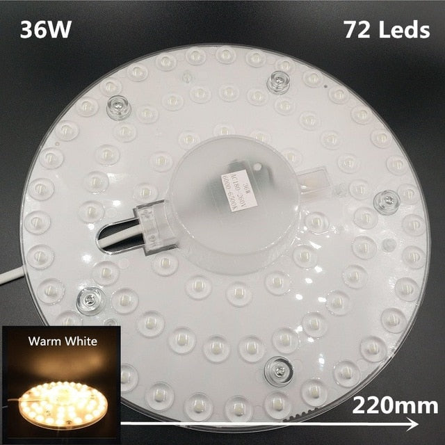 LED Panel Downlight 12W 18W 24W 36W  5730SMD surface mounted LED luminares Warm White Nature White Pure White Lamp AC165-265V