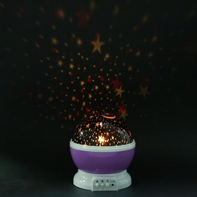 LED Night Light Projector Star Moon Sky Rotating Sleep Romantic LED USB Projection Lamp for Children Baby Bedroom Gifts