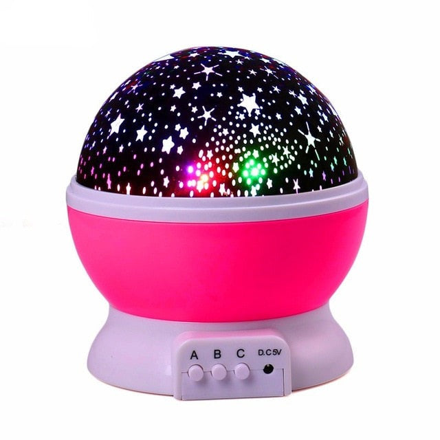 LED Night Light Projector Star Moon Sky Rotating Sleep Romantic LED USB Projection Lamp for Children Baby Bedroom Gifts