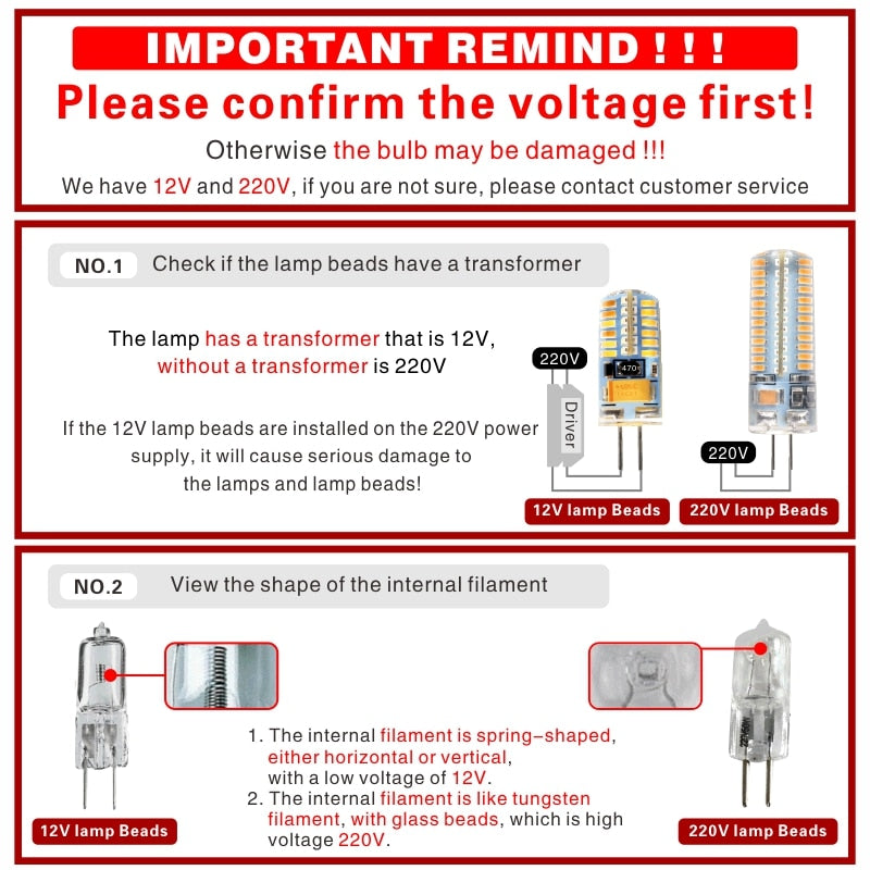 LED Bulb 3W 5W G4 G9 5pcs/lot Light Bulb AC 220V DC 12V LED Lamp SMD2835 Spotlight Chandelier Lighting Replace Halogen Lamps