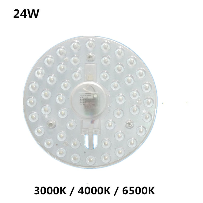 Bright 2D Replaceable 12W 18W 24W 36W LED Light Source For European Ceiling Lamp Marked 220V With Magnet Led Lights Replacement