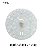 Bright 2D Replaceable 12W 18W 24W 36W LED Light Source For European Ceiling Lamp Marked 220V With Magnet Led Lights Replacement