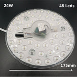 Bright 2D Replaceable 12W 18W 24W 36W LED Light Source For European Ceiling Lamp Marked 220V With Magnet Led Lights Replacement