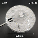 Bright 2D Replaceable 12W 18W 24W 36W LED Light Source For European Ceiling Lamp Marked 220V With Magnet Led Lights Replacement
