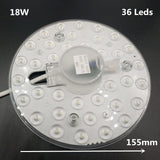 Bright 2D Replaceable 12W 18W 24W 36W LED Light Source For European Ceiling Lamp Marked 220V With Magnet Led Lights Replacement