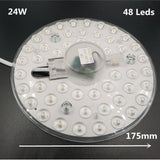 Bright 2D Replaceable 12W 18W 24W 36W LED Light Source For European Ceiling Lamp Marked 220V With Magnet Led Lights Replacement
