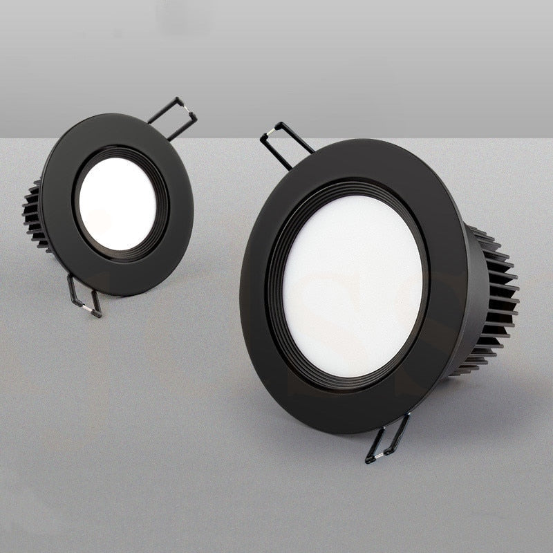 Downlight LED COB Spotlight Dimmable Ceiling lamp AC110V-220V 3W 5W 7W 9W 12W 15W recessed downlights round led panel light