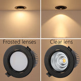 Downlight LED COB Spotlight Dimmable Ceiling lamp AC110V-220V 3W 5W 7W 9W 12W 15W recessed downlights round led panel light