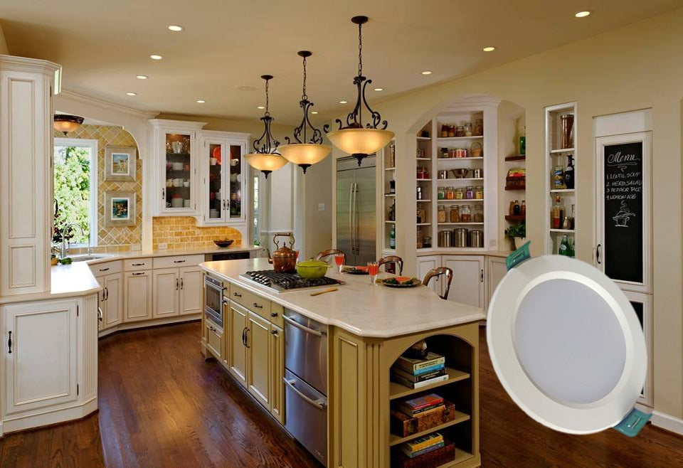 Led Downlight DC 12V 18W 15W 12W 9W 5W Recessed Grid Downlight Cold White 6500K Round LED Panel Light