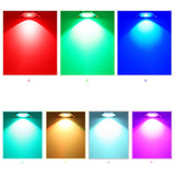 LED RGB Downlight 5w 10w 15w LED Panel Light Concealed Recessed Ceiling Lights with Remote Control Bedroom KTV Hotel Corridor
